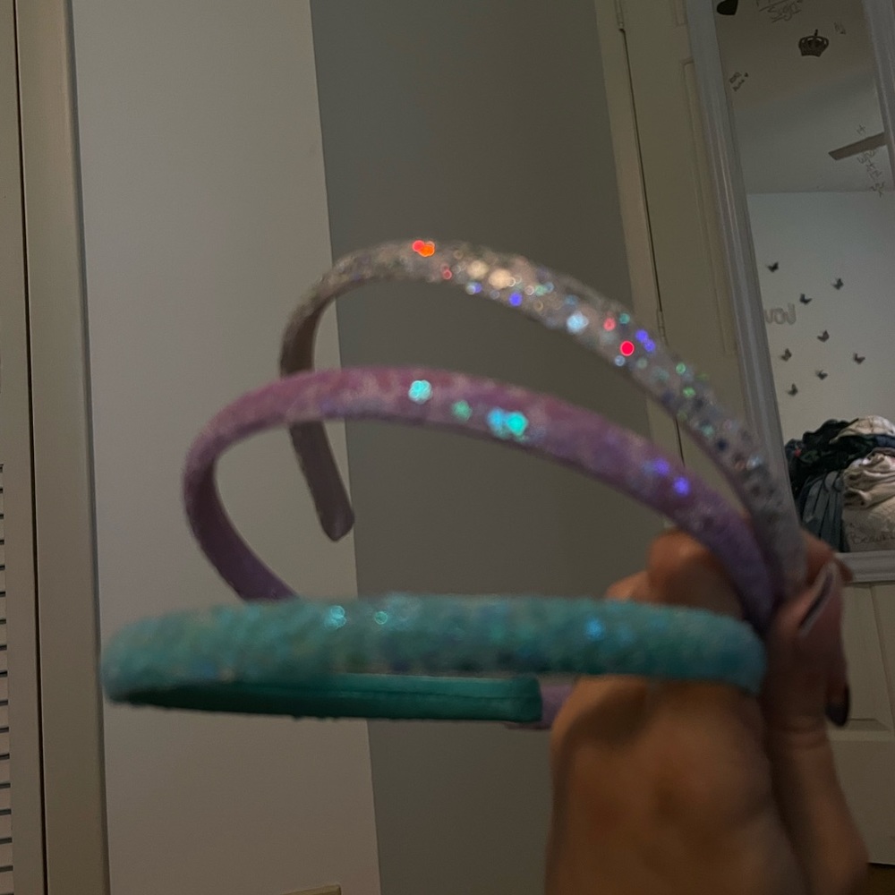 sparkly target headbands